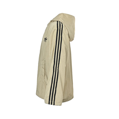 Balenciaga & Adidas joint series three-bar hooded trench coat