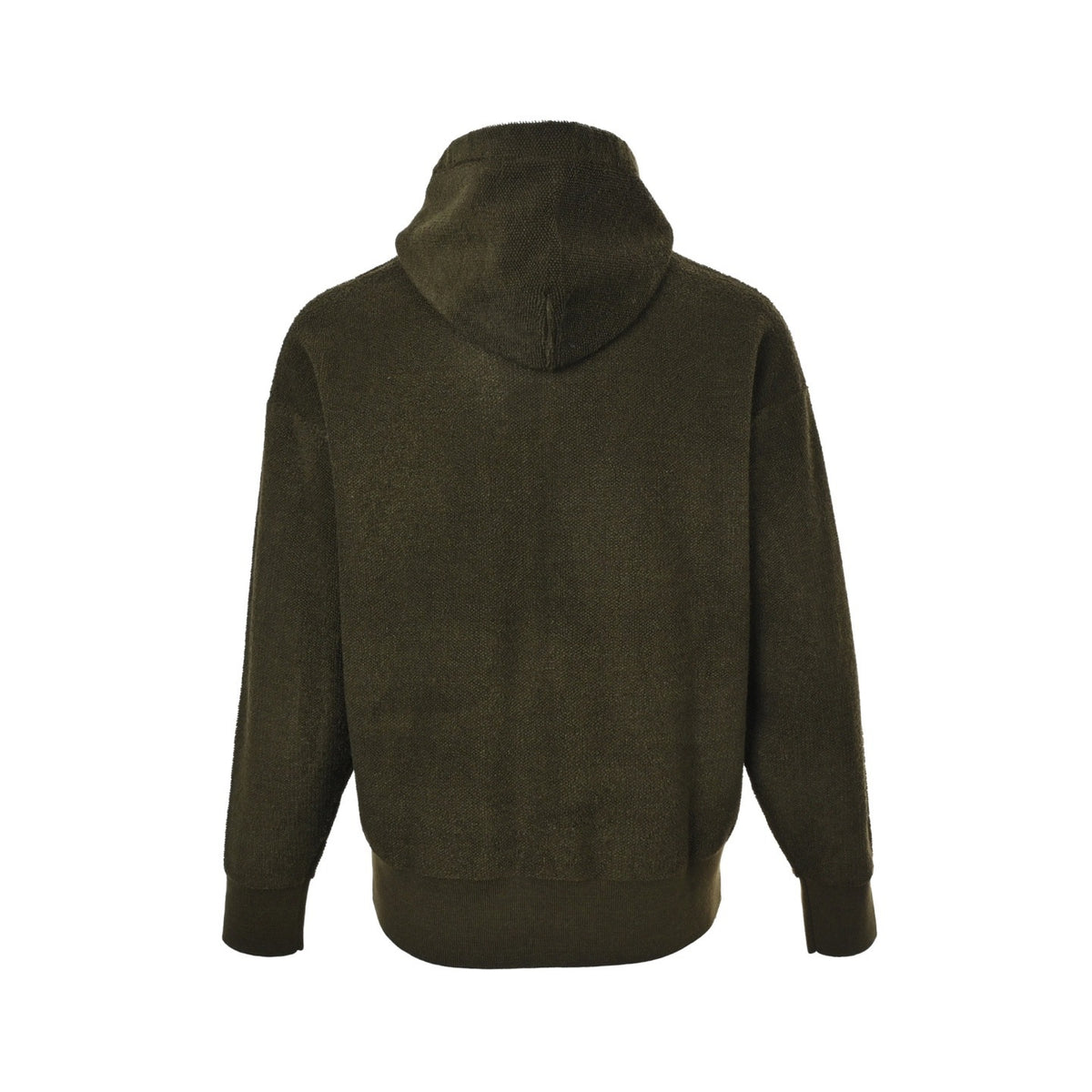 Loewe 25Fw logo embroidered zipper hooded sweater jacket