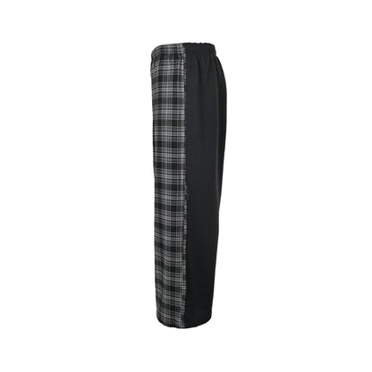Balenciaga front and back spliced ​​plaid trousers