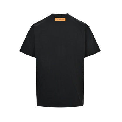 Louis Vuitton three-dimensional embossed logo short sleeves