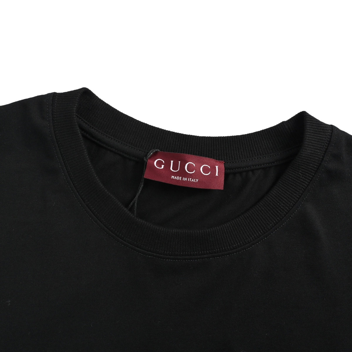 Gucci 26ss double G interlocking embroidered short sleeves