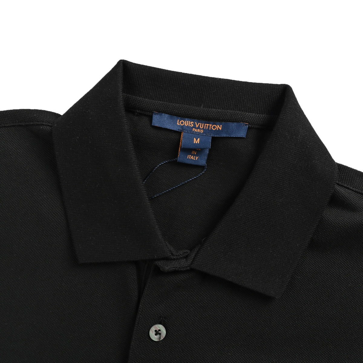 Louis Vuitton classic embroidered letter small label Polo short sleeves