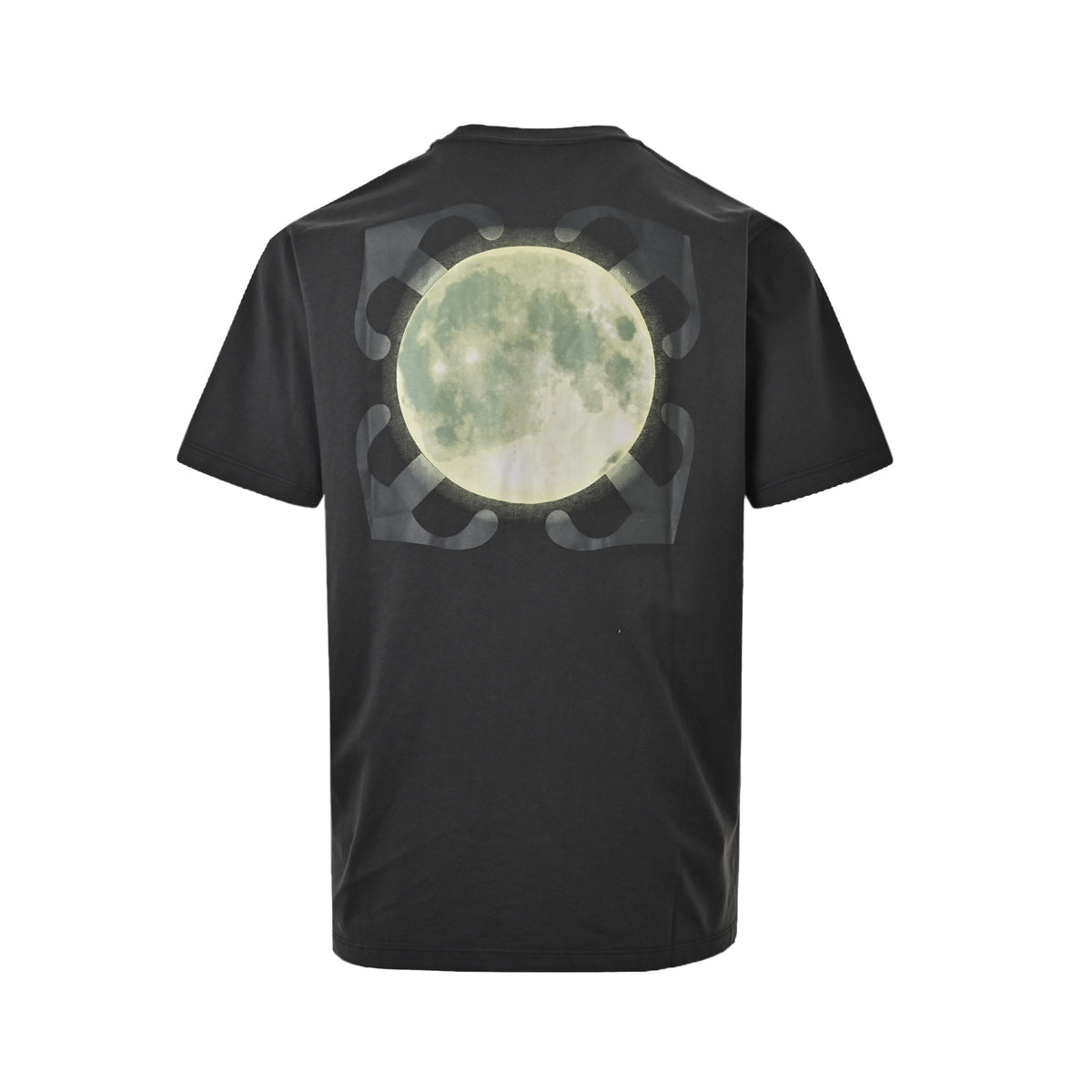 OFF WHITE CO VIRGIL 24ss Moon Anchor Print Washed Short Sleeve