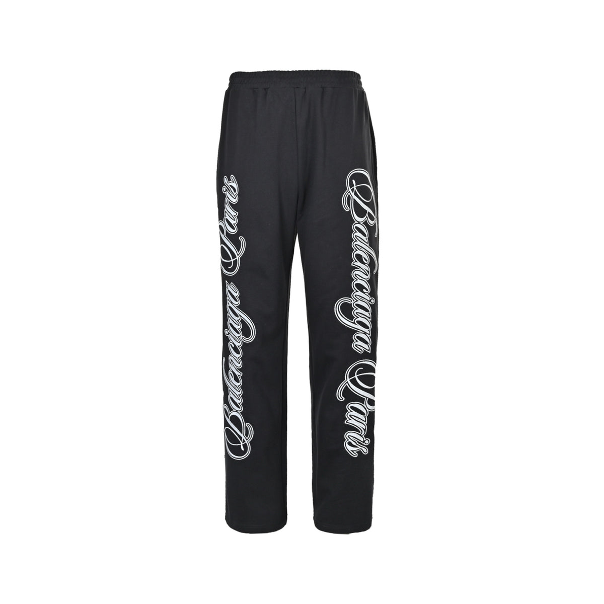 Balenciaga cursive side letter embroidered trousers