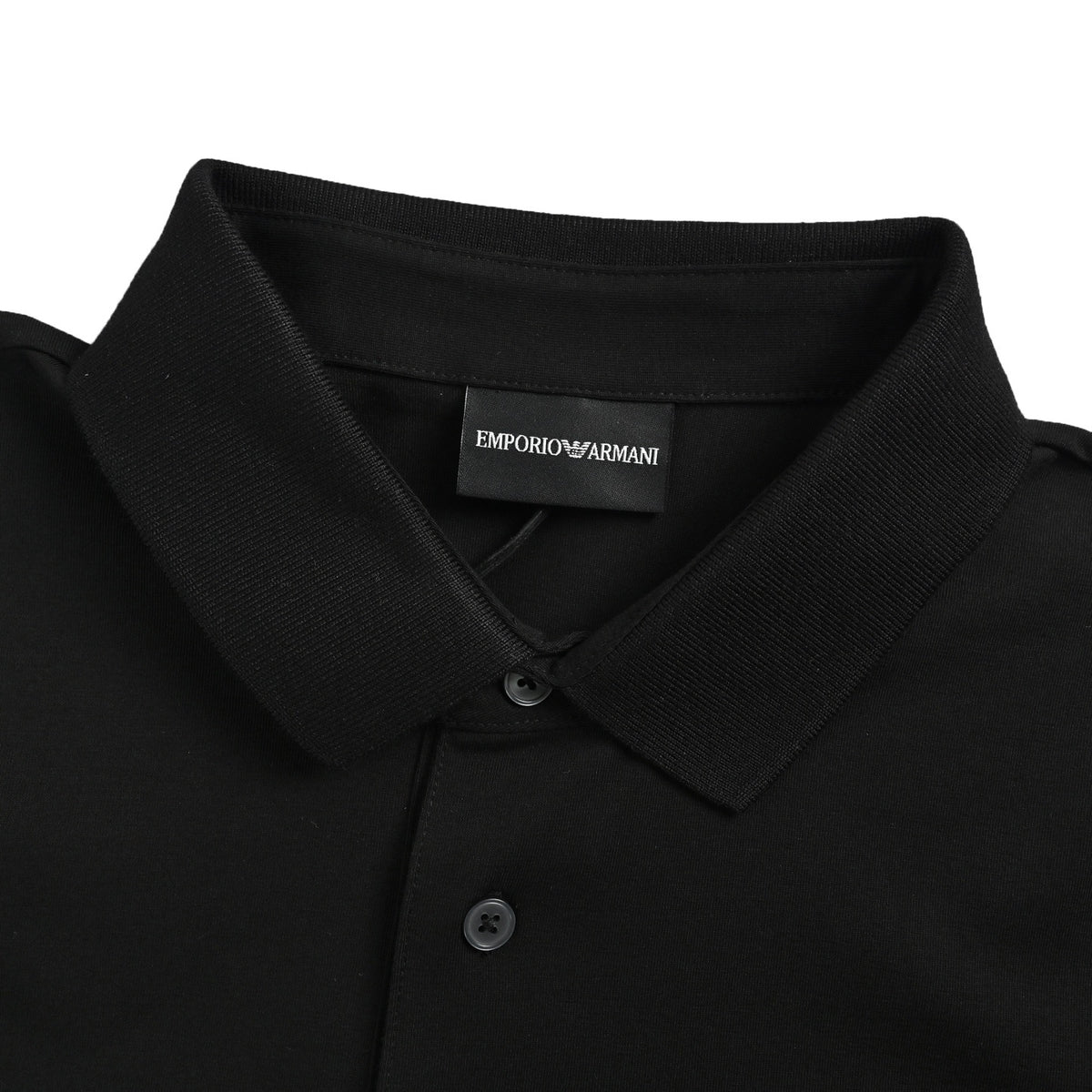 Armani embroidered badge Polo short sleeves