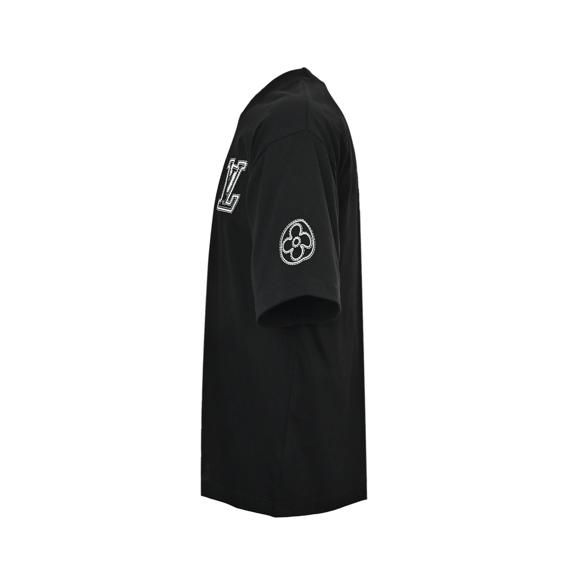 Louis Vuitton 26ss short sleeves with letter logo embroidery on the chest