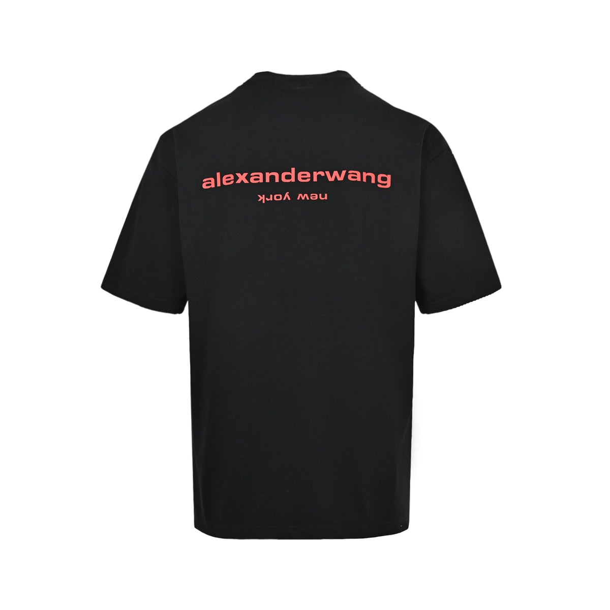Alexander Wang 26ss red letter short sleeves