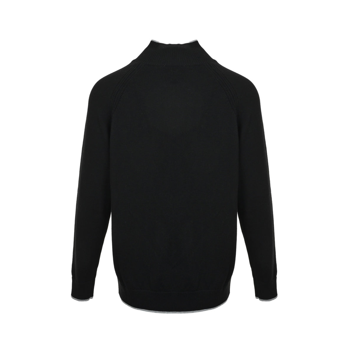 Moncler/Mask logo turtleneck long-sleeved sweater