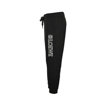 Loewe/Luoyiwei 25Fw hollow letter printed trousers