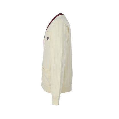 Gucci 21Fw Double G knitted hollow cardigan sweater