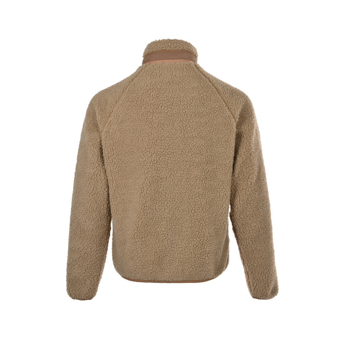 Burberry 22Fw overlapping letter sherpa jacket