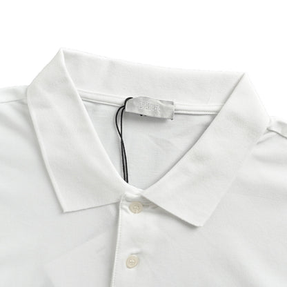 Dior 25ss little blue cat embroidered Polo short sleeves