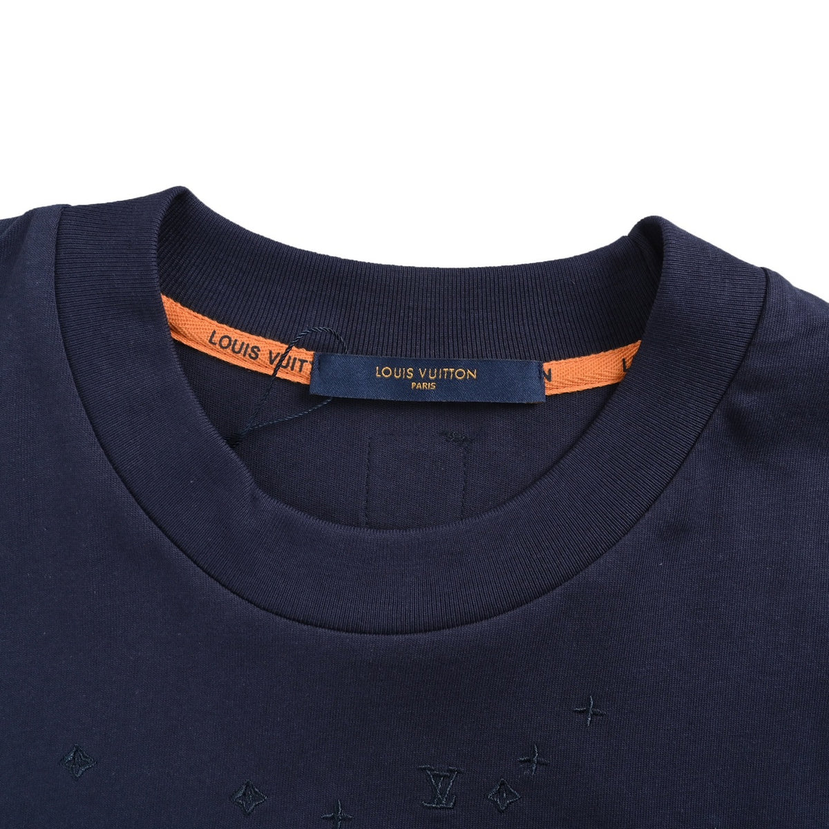 Louis Vuitton 26ss lobster snow mountain cherry blossom embroidered short sleeves
