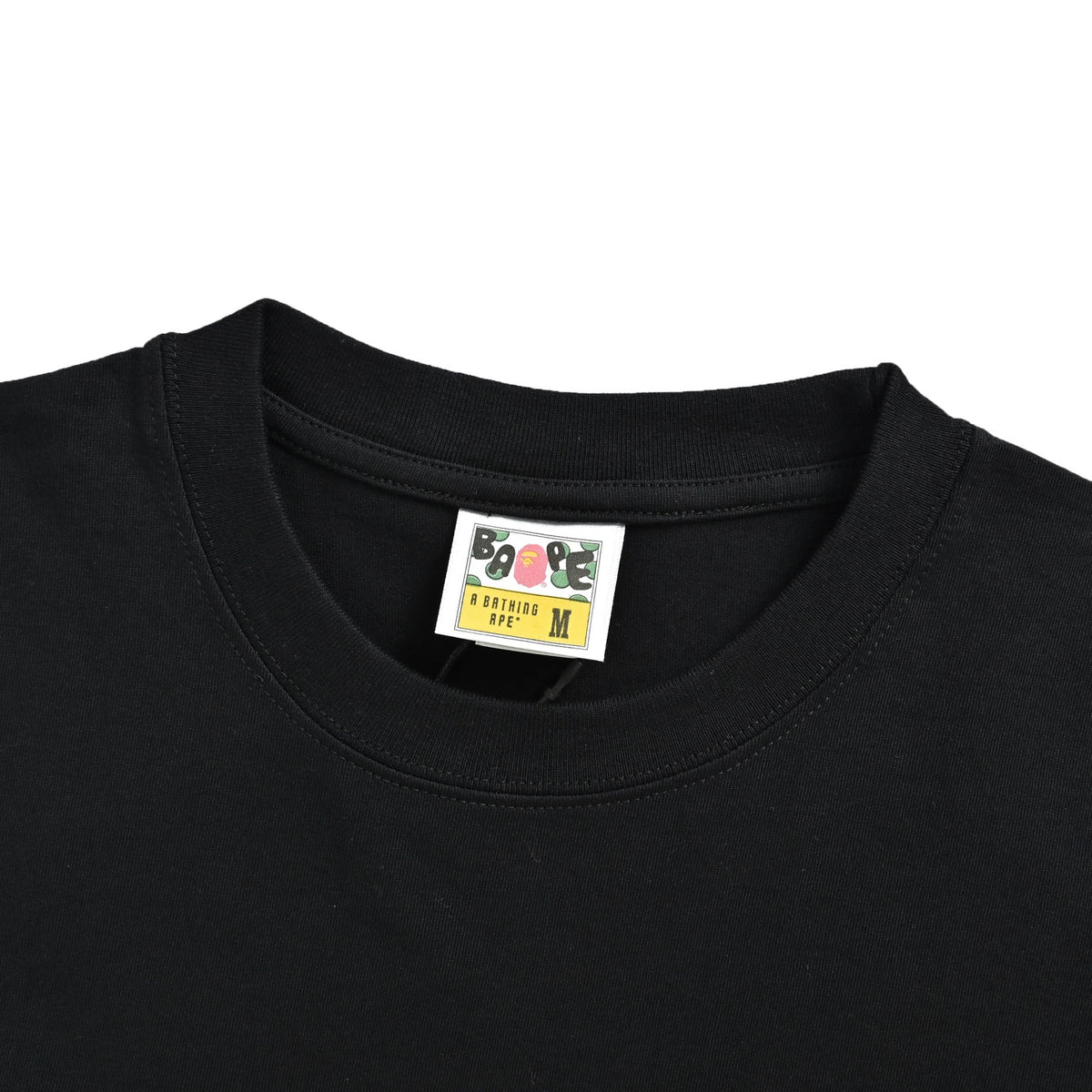 Bape little monkey diamond logo printed short sleeves