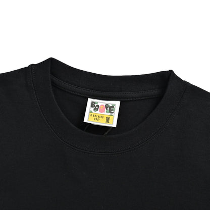 Bape little monkey diamond logo printed short sleeves