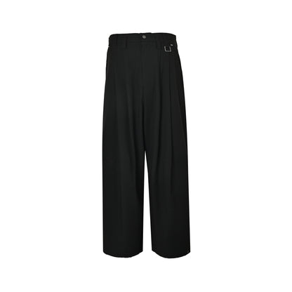 TEAM WANG square button casual trousers