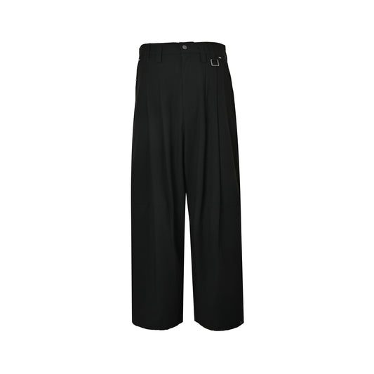 TEAM WANG square button casual trousers