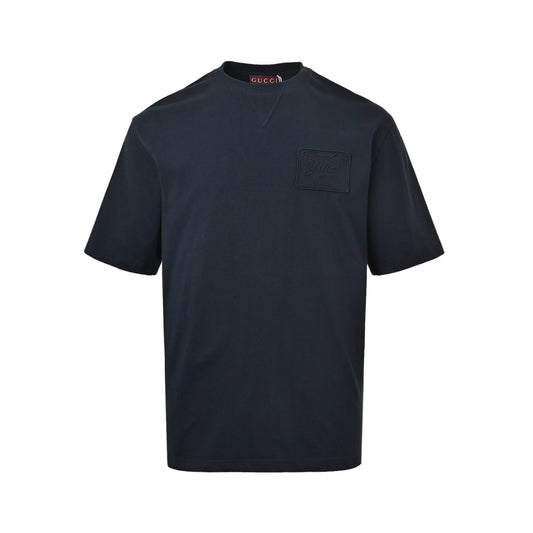 Gucci 26ss short sleeves with Firenze badge embroidery on the chest