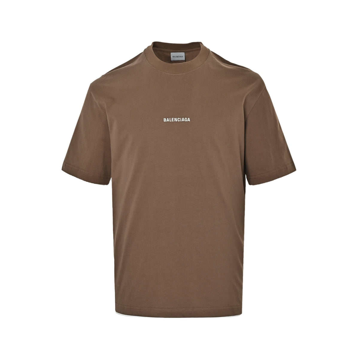Balenciaga short sleeves with embroidered letters on the front and back