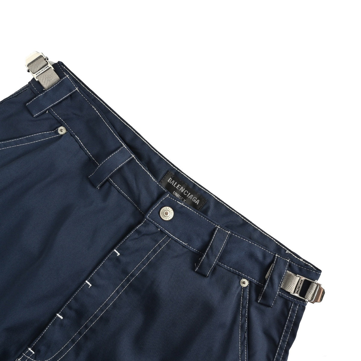 Balenciaga 25ss embroidered logo detachable multifunctional cargo pants