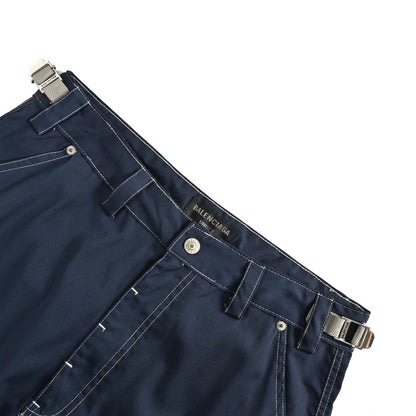 Balenciaga 25ss embroidered logo detachable multifunctional cargo pants