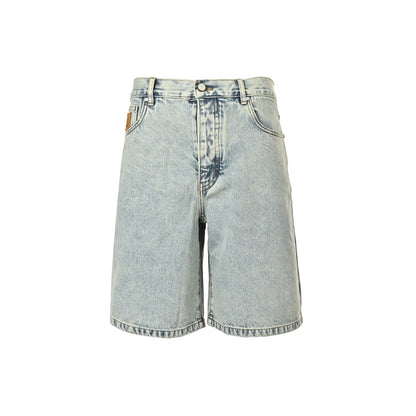 Louis Vuitton 25ss denim shorts with embroidered logo on the back pocket