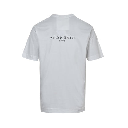 GIVENCHY 25ss reverse letter logo printed short sleeves