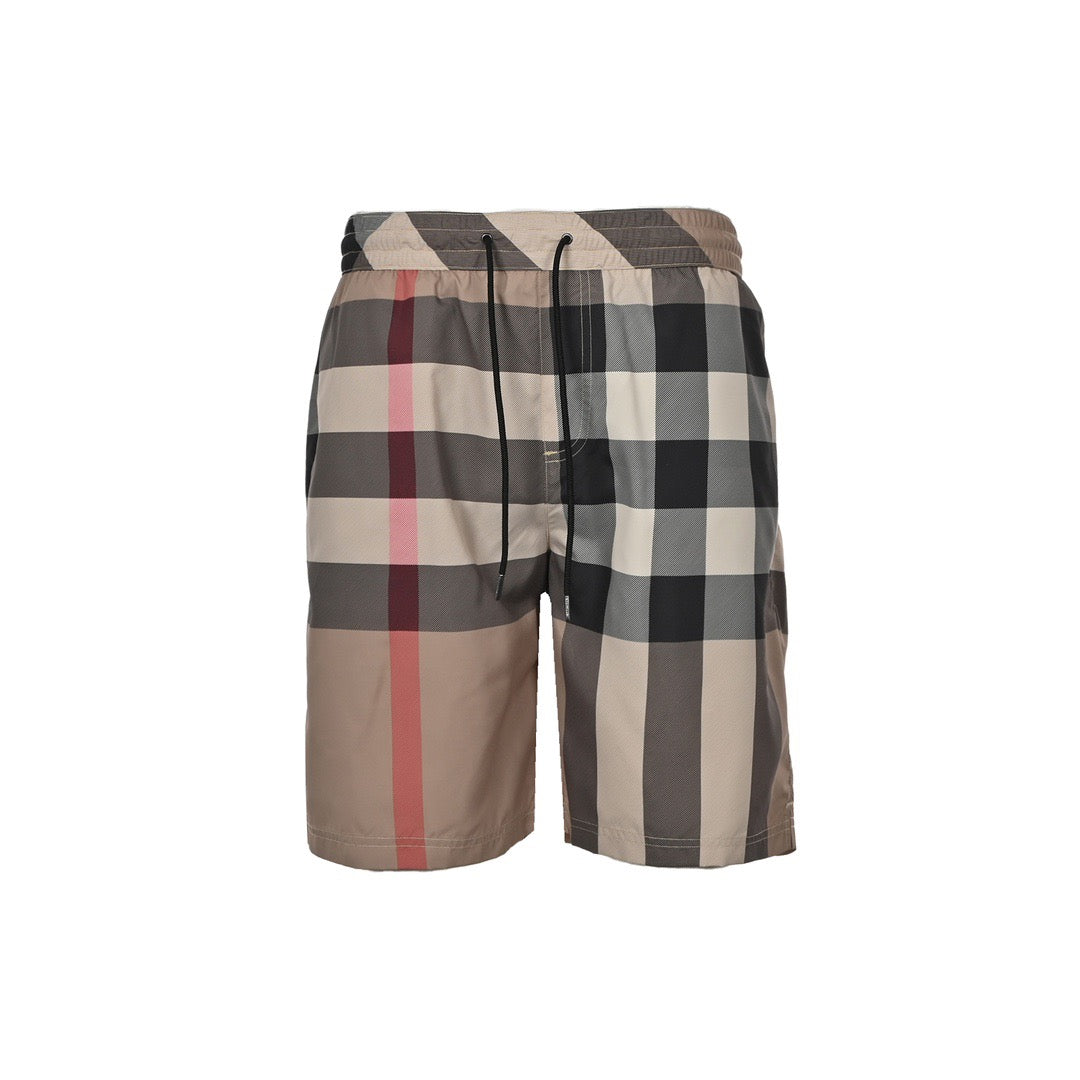 Burberry 22ss large plaid beach shorts