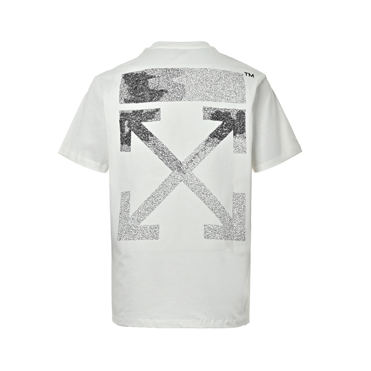OFF WHITE CO VIRGIL gradient intertwined arrow print short sleeves
