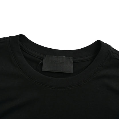 Prada 25ss painted logo printed short sleeves