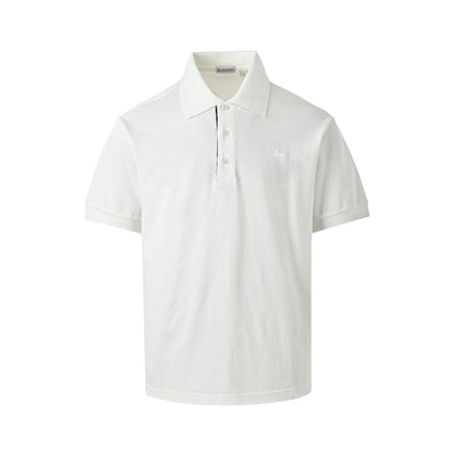 Burberry War Horse Embroidered Polo Short Sleeve