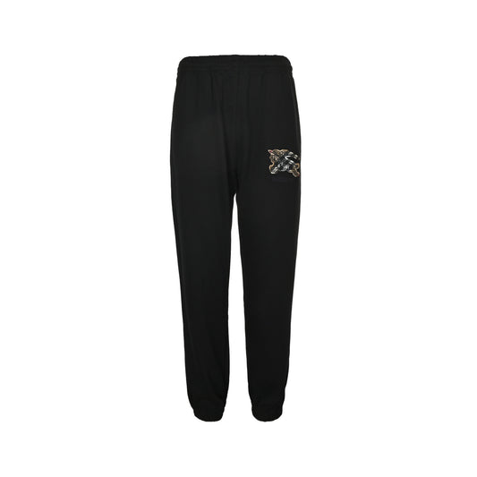Burberry war horse embroidered suit trousers