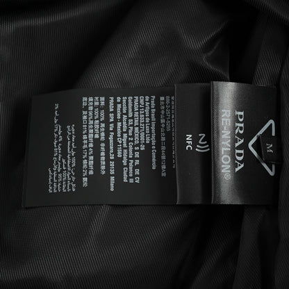 Prada Harrington bomber jacket with triangle logo on the back