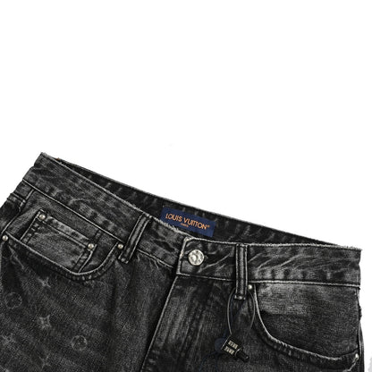 LouisVuitton/Louis Vuitton back pocket western denim trousers