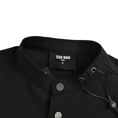 TEAM WANG Double Circle Neck Long Sleeve Shirt