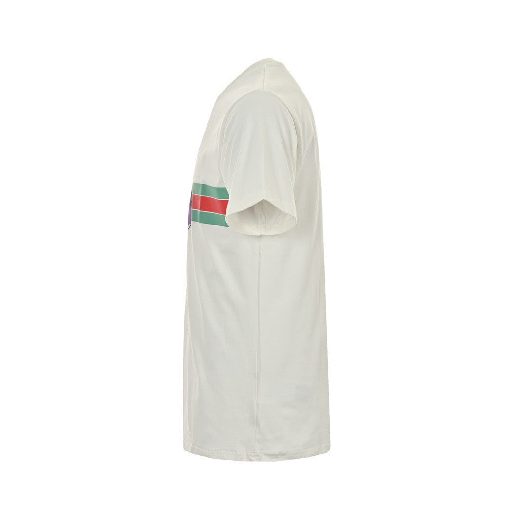 Gucci 24ss love tongue foam printed short sleeves