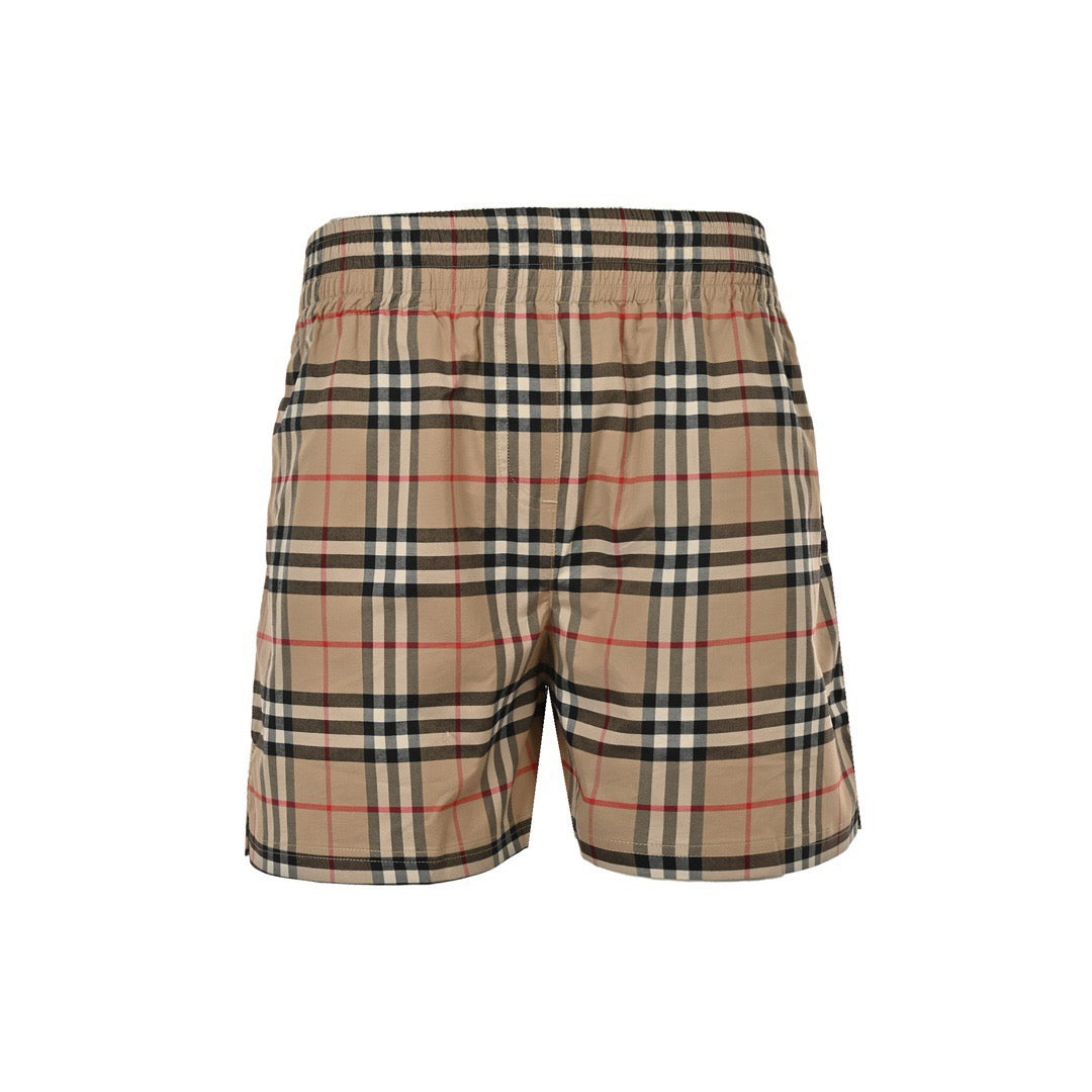 Burberry classic white-edged webbing plaid shorts