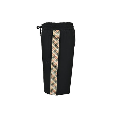 Burberry 26ss side plaid embroidered war horse shorts