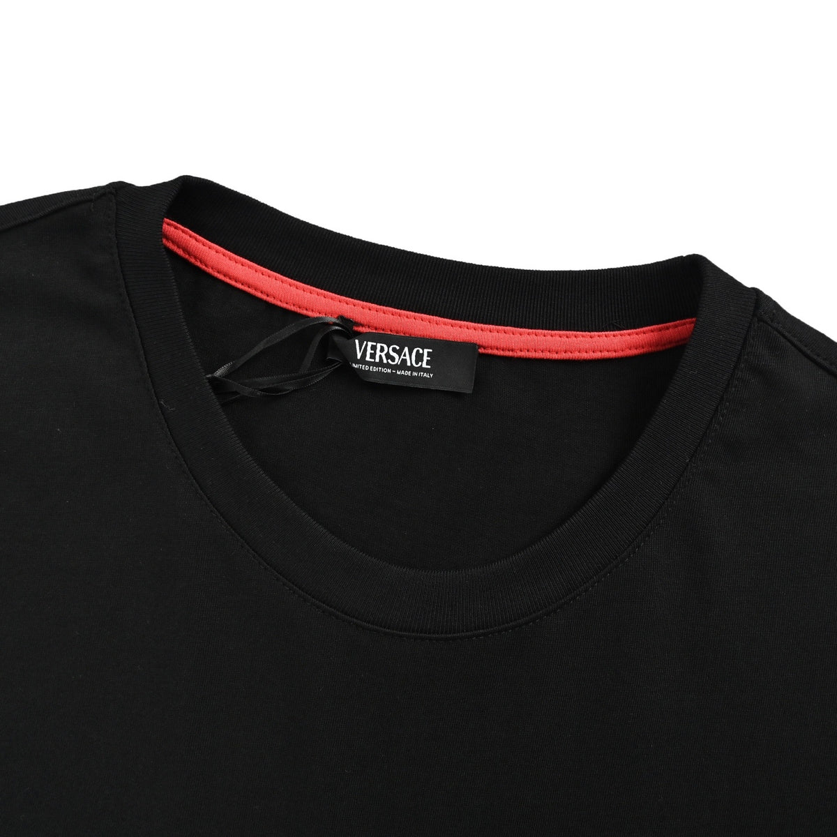 VERSACE gold horse embroidered short sleeves