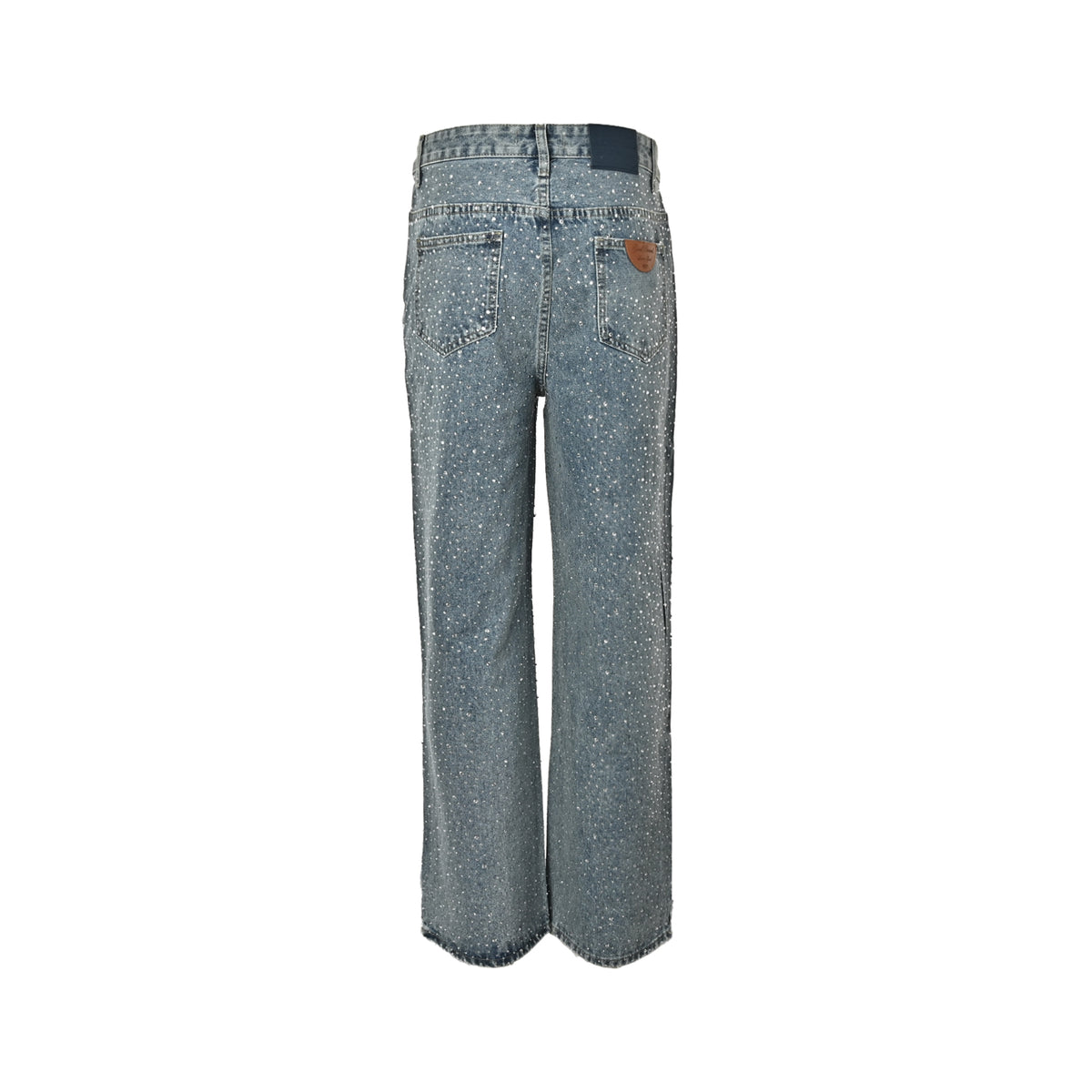 GOODBRAND full diamond letter watermark jeans