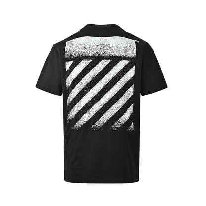 OFF WHITE CO VIRGIL inkjet line printed short sleeves