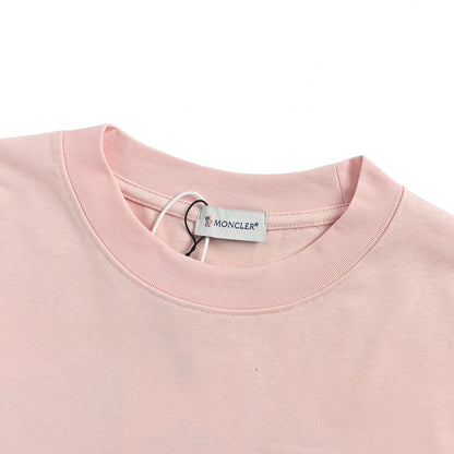 Moncler/Mask 26ss GM joint embroidered logo short sleeves