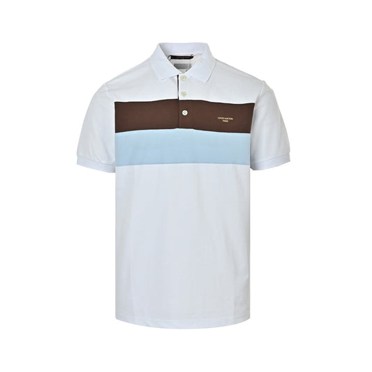 Louis Vuitton 26ss contrast striped Polo short sleeves