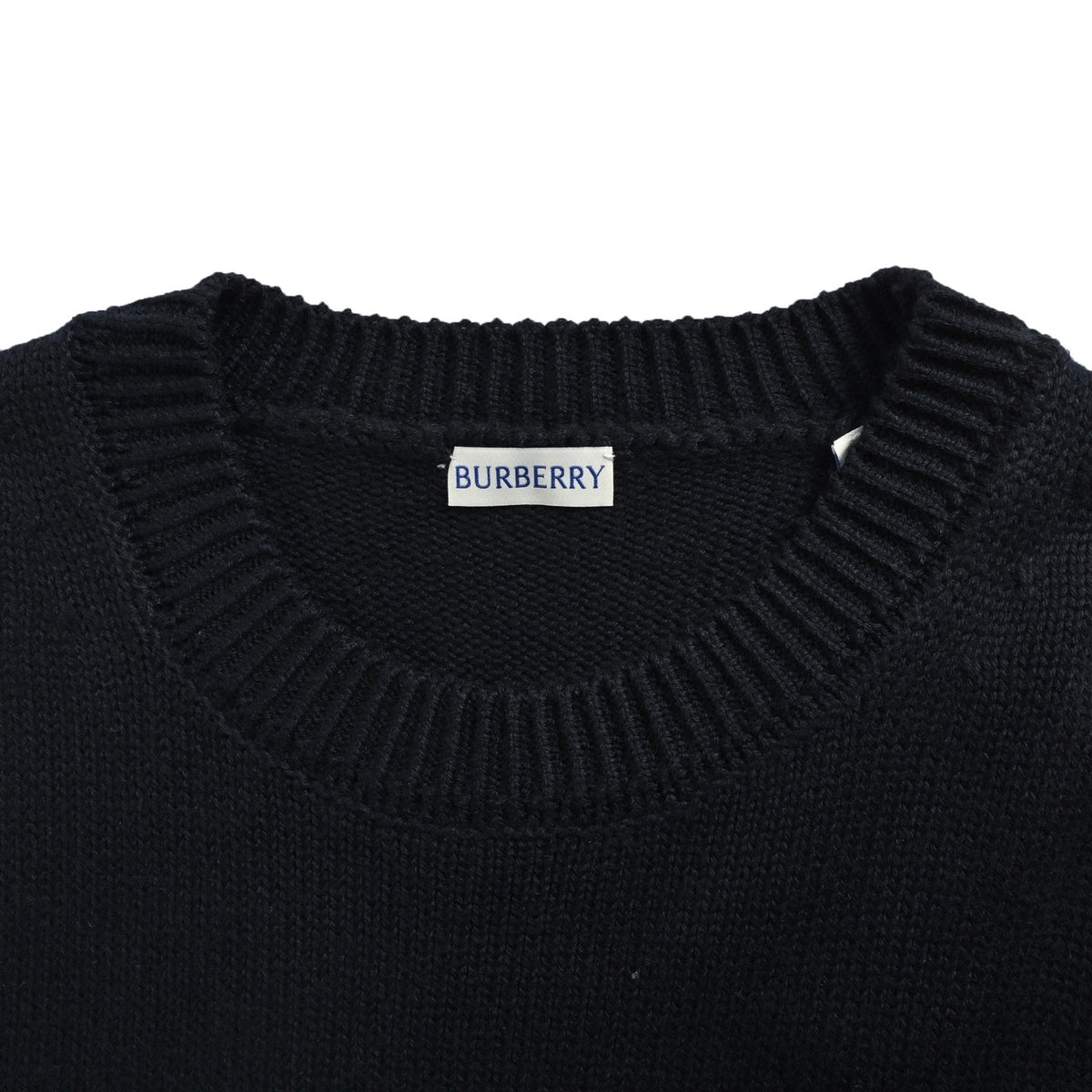 Burberry colorful war horse logo wool blend sweater