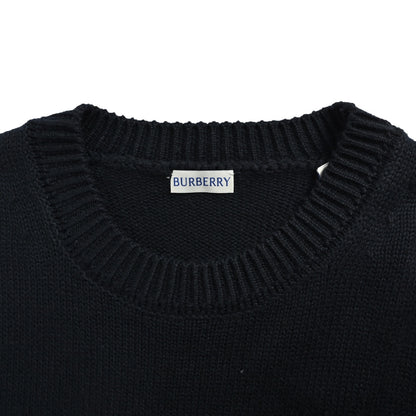 Burberry colorful war horse logo wool blend sweater