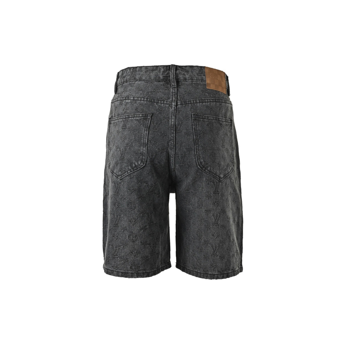 Louis Vuitton 26ss dark pattern presbyopia suit denim shorts