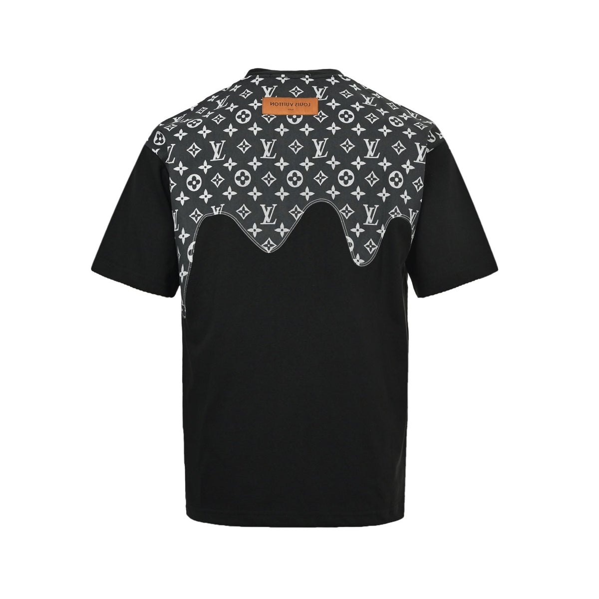 Louis Vuitton presbyopic patchwork printed short sleeves