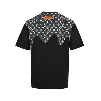 Louis Vuitton presbyopic patchwork printed short sleeves