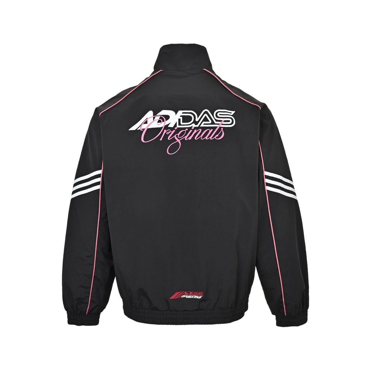 Adidas originals MOTO three-bar embroidered jacket