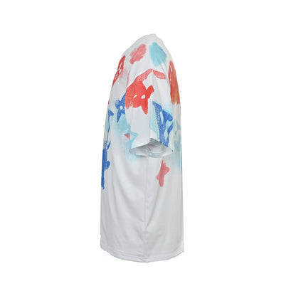 Louis Vuitton ink painted smudged short sleeves